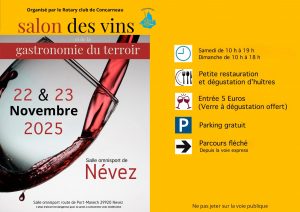 Salon des vins et de la gastronomie du terroir à Névez 2025